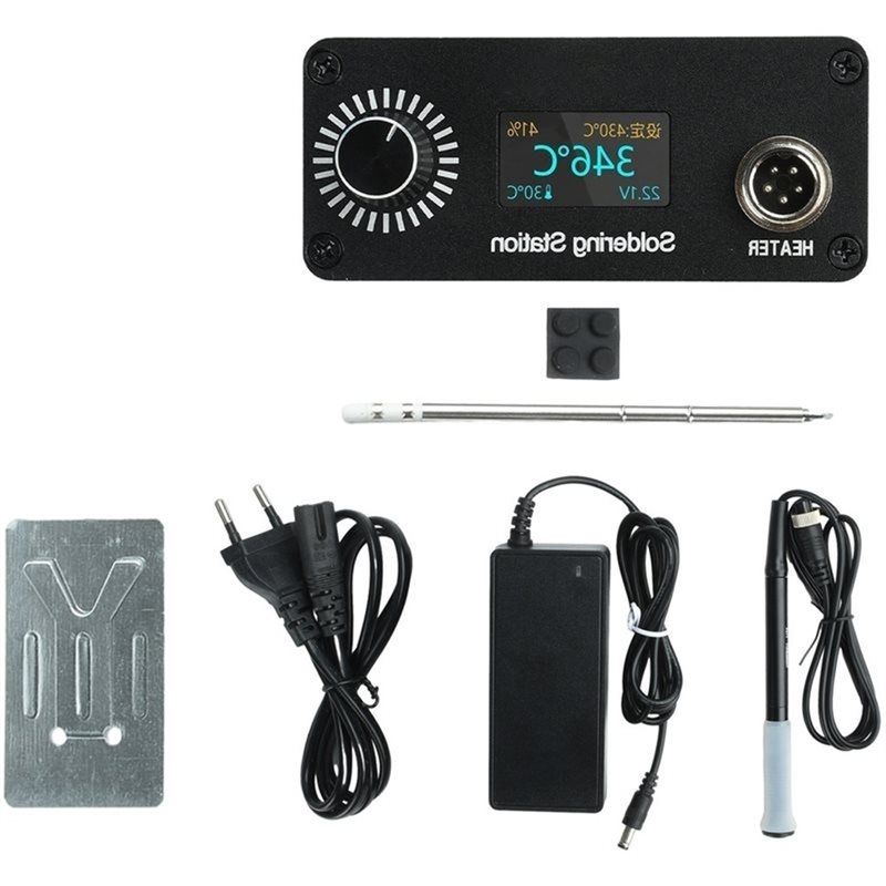 T12 Soldering Station Oled - 【A56X】T12 Stasiun Penyolderan Digital Mini Portabel