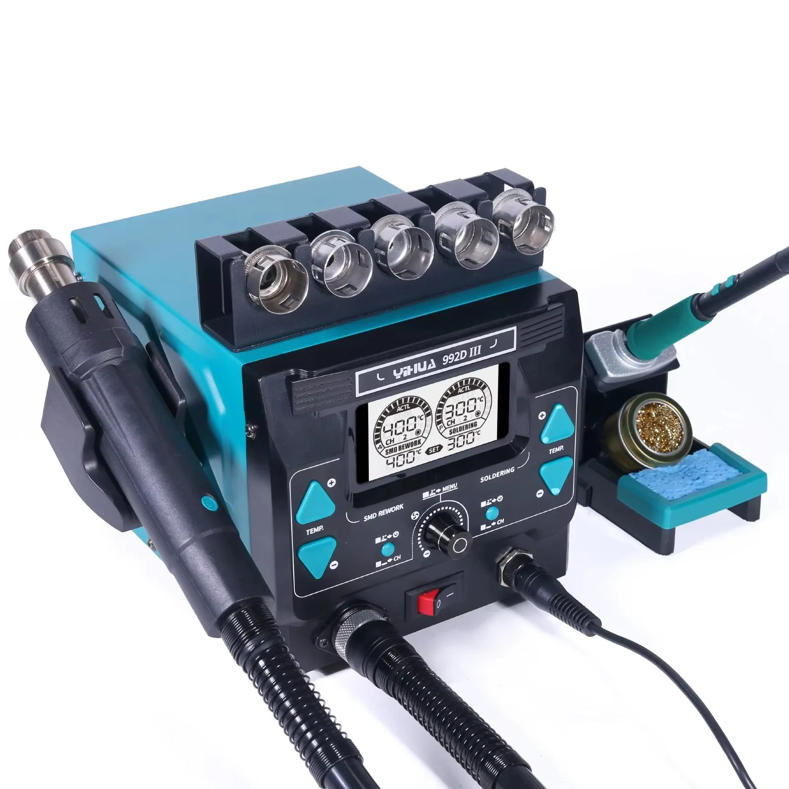 C210 Precision Soldering Station - YIHUA992D-III 1000W Kit Soldering Iron Daya