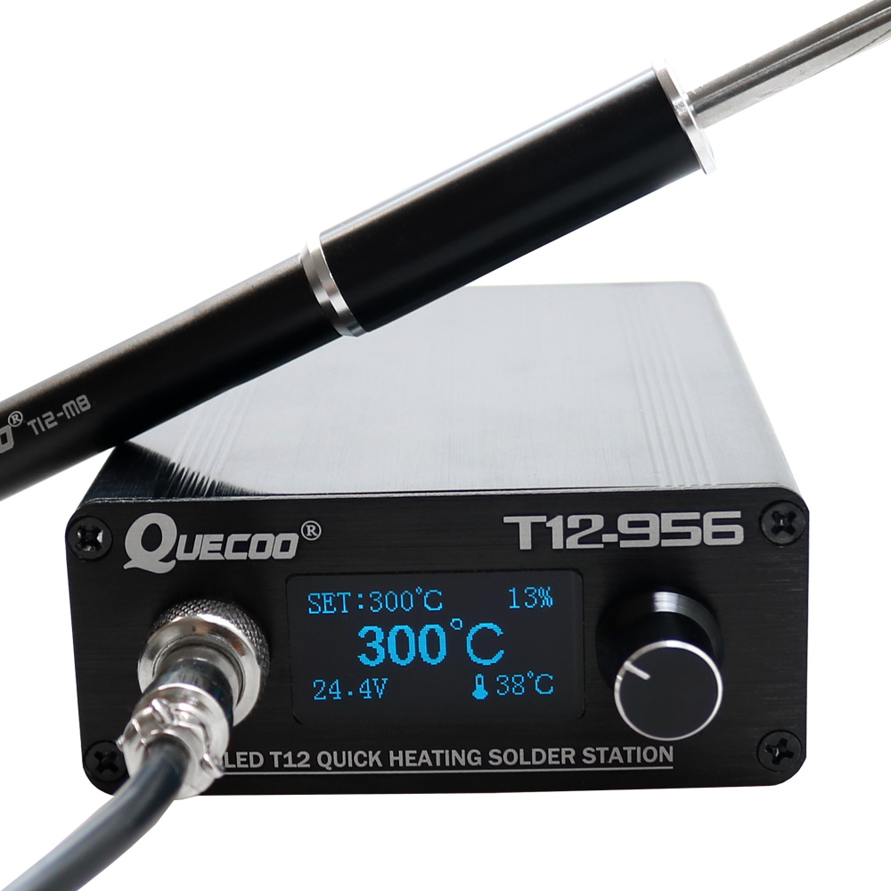 T12 Soldering Station Oled - QUECOO T12-956 Solder Digital Station Solder