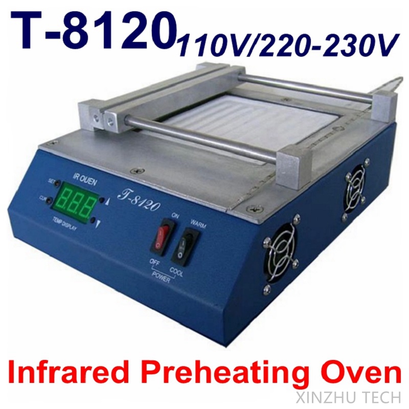 Infrared Bga Rework Station - Purui Kit stasiun Solder, pra-pemanas T-8120