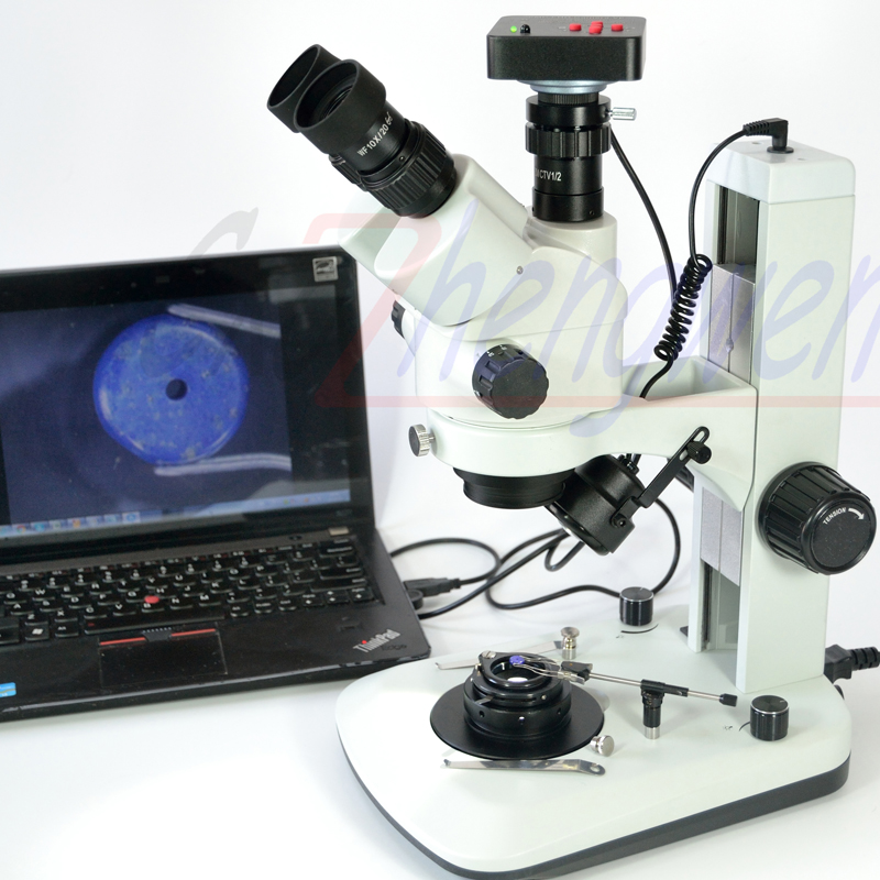 Trinocular Stereo Microscope 7X-45X - FYSCOPE 3.5X-90X 7X-45X Mikroskop Zoom Stereo