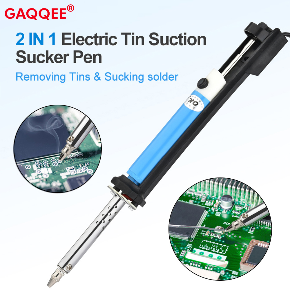 AC 110V/220V Pena Pengisap Tim - Desoldering Pump Electric Vacuum Station ulasan dan harga