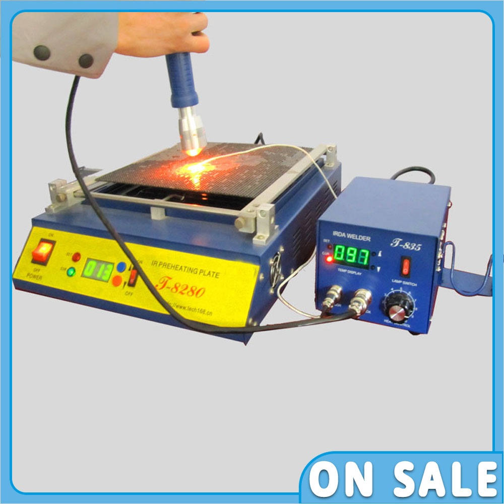 220V /110V T8280 PCB Preheater - Infrared Bga Rework Station ulasan dan harga