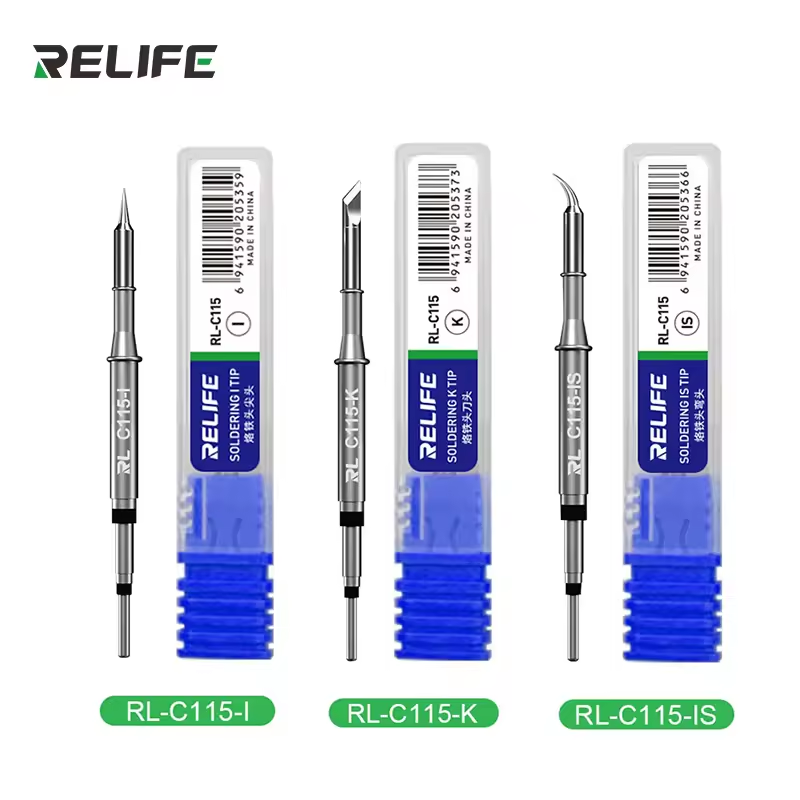 RELIFE C115-K/I/IS Ujung Solde - C115 Nano Soldering Iron Station ulasan dan harga
