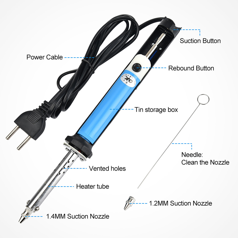Alat Penyedot Timah Listrik AC - Desoldering Pump Electric Vacuum Station ulasan dan harga