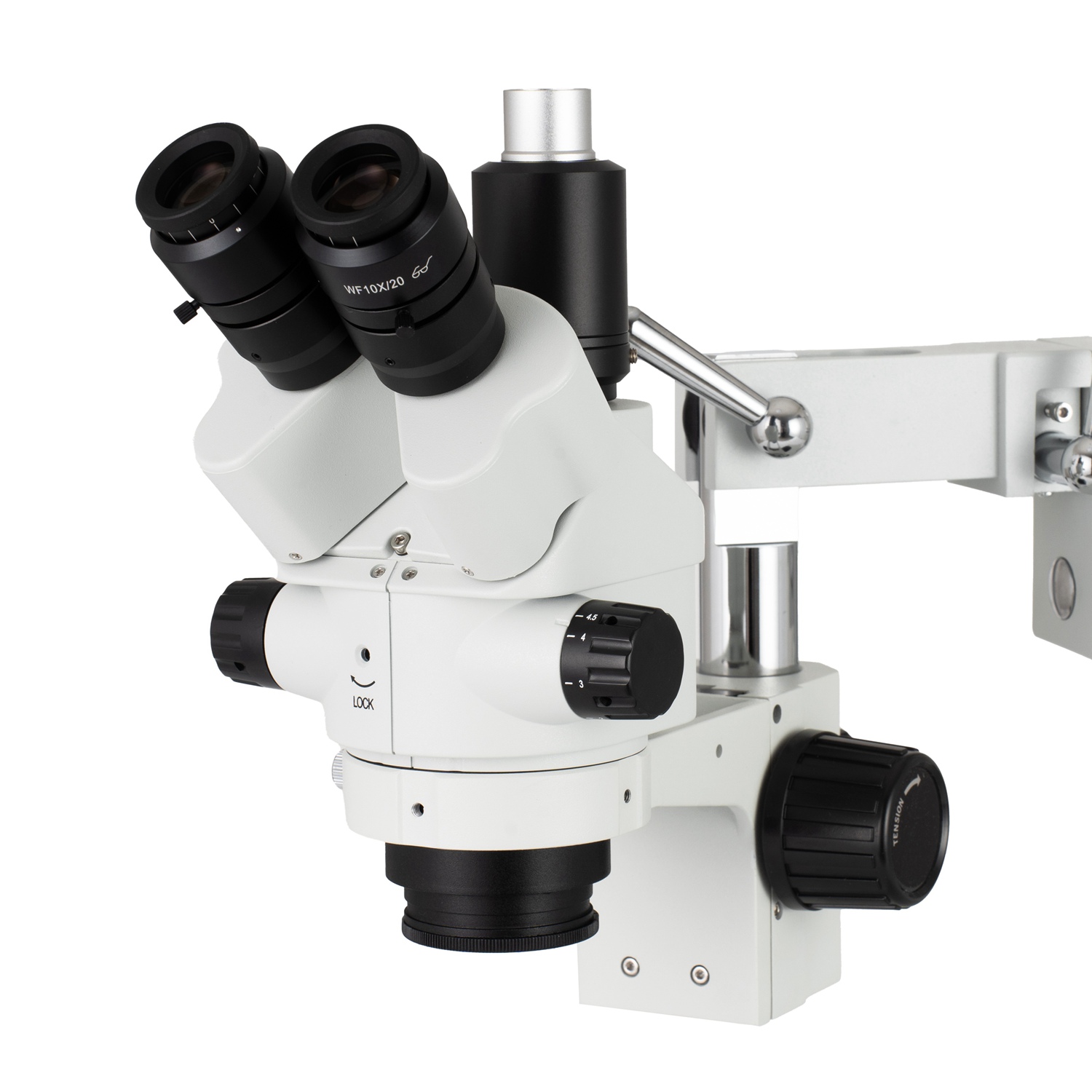 Kepala Mikroskop Stereo Zoom T - Trinocular Stereo Microscope 7X-45X ulasan dan harga