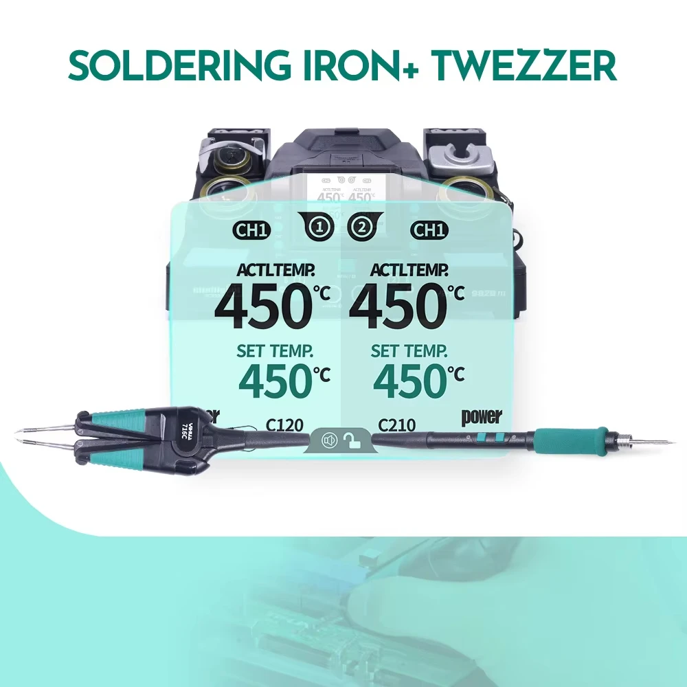 2026 SELL 982D-III Kompatibel  - C210 Precision Soldering Station ulasan dan harga