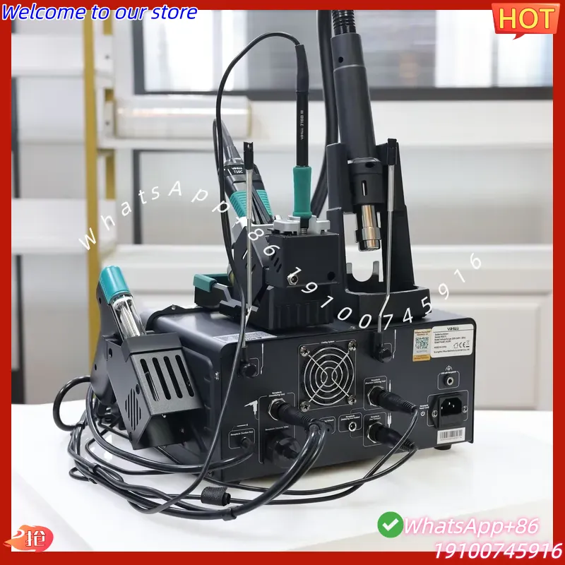 2026Hot YIHUA-948D IV 5-in-1 S - Desoldering Pump Electric Vacuum Station ulasan dan harga