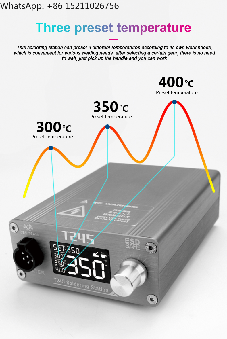 Stasiun Solder OSS T245 130W 3 - C245 Soldering Station 130W ulasan dan harga
