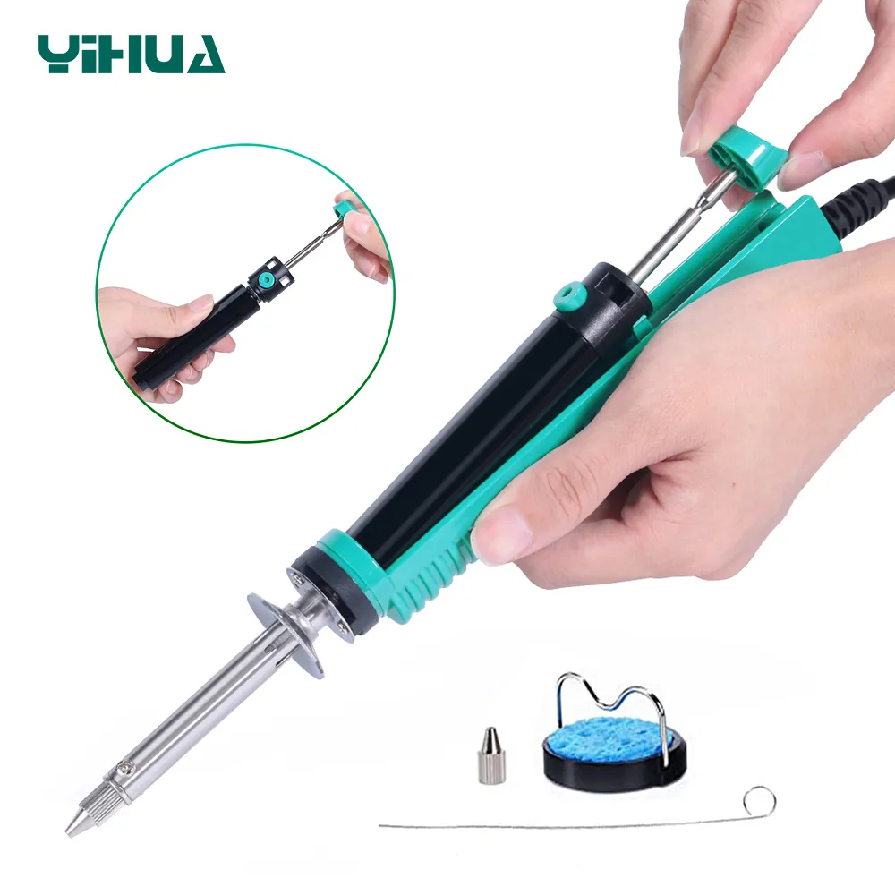 Pompa Desoldering Listrik YIHU - Desoldering Pump Electric Vacuum Station ulasan dan harga