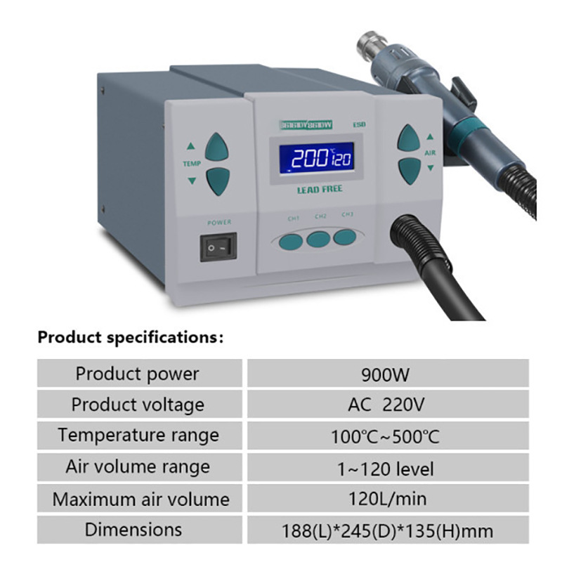 1000W220/110V 861DW HeatGun Be - Hot Air Rework Station 861Dw ulasan dan harga