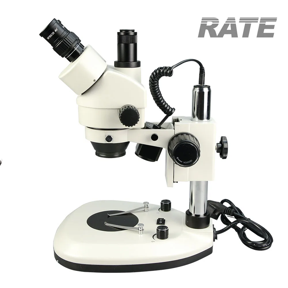 Mikroskop Trinokuler Industri  - Trinocular Stereo Microscope 7X-45X ulasan dan harga