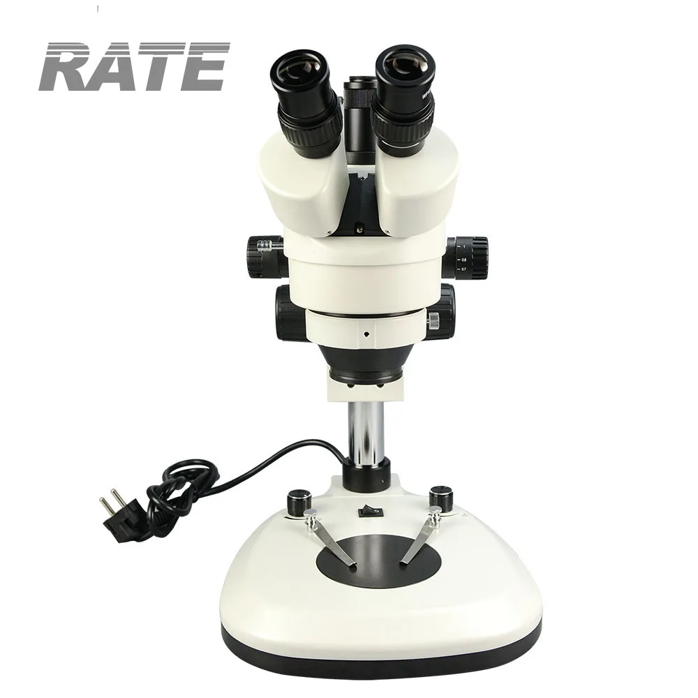 Mikroskop Trinokuler Industri  - Trinocular Stereo Microscope 7X-45X ulasan dan harga