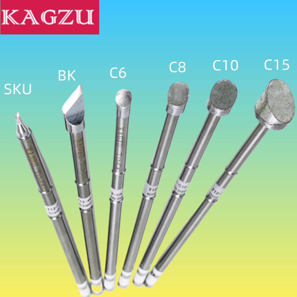 T12-BK/SKU/C6/C8/C10/C15 Ujung - T12 Soldering Station Oled ulasan dan harga