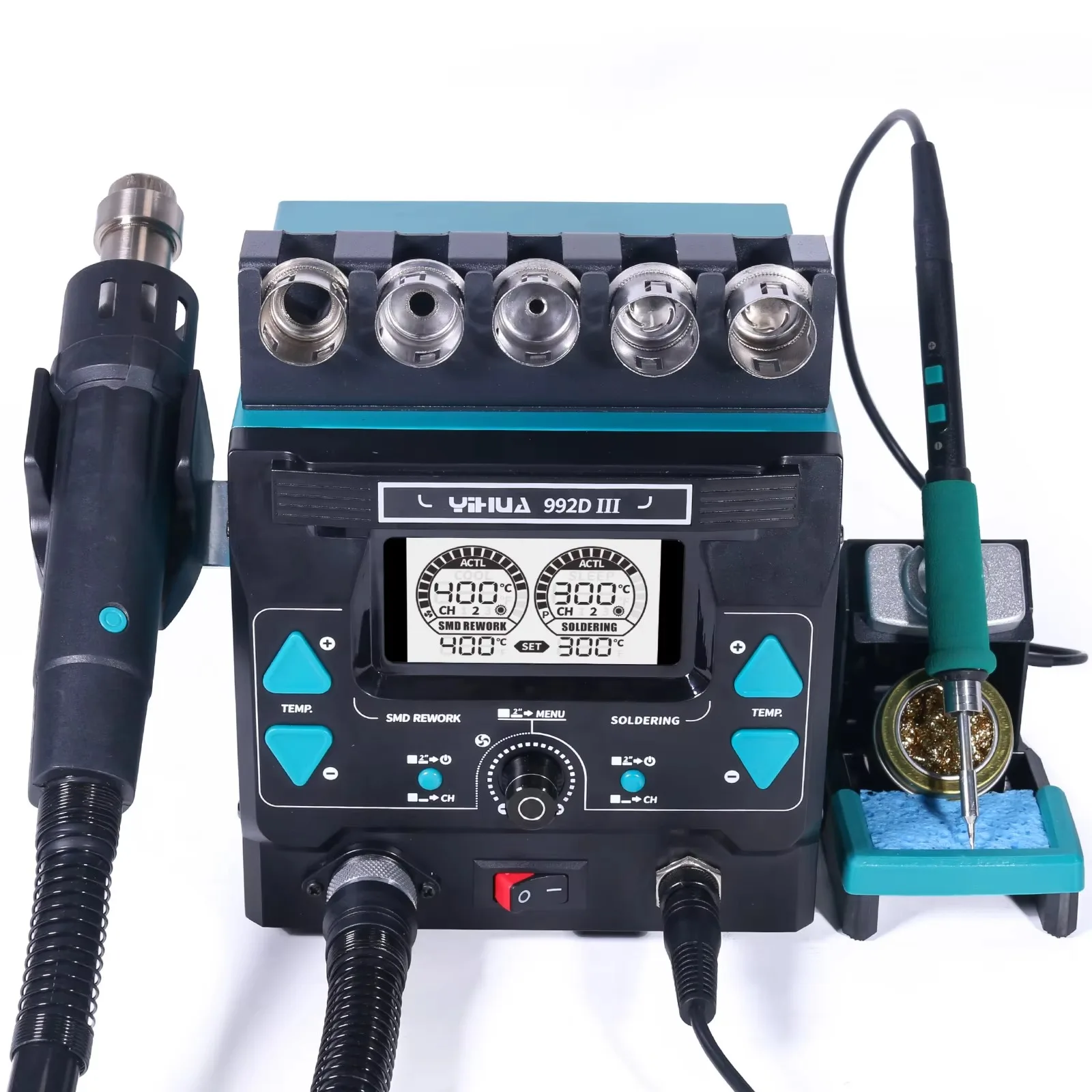 YIHUA992D-III 1000W Kit Solder - C210 Precision Soldering Station ulasan dan harga