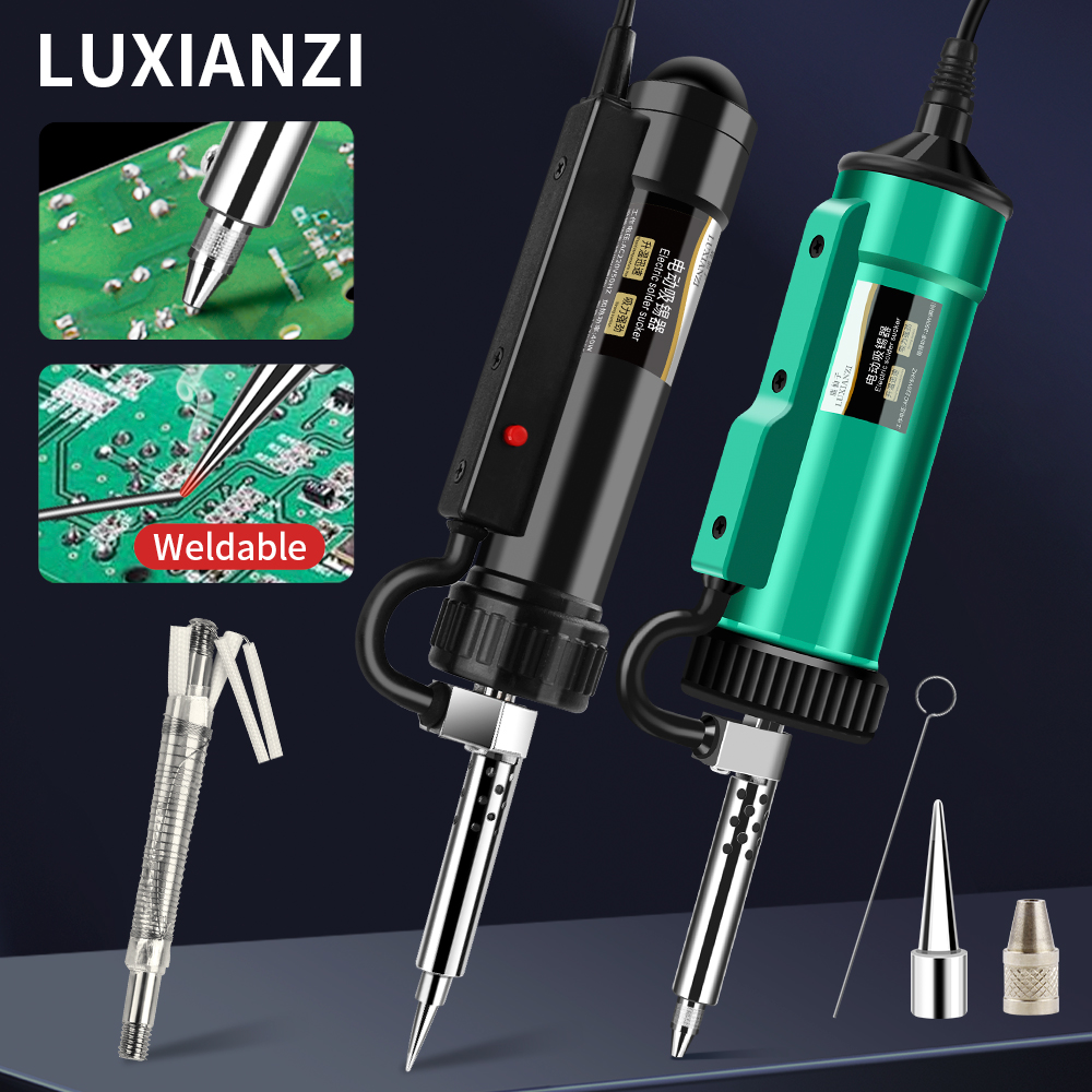 LUXIANZI Alat Las Tangan Elekt - Desoldering Pump Electric Vacuum Station ulasan dan harga