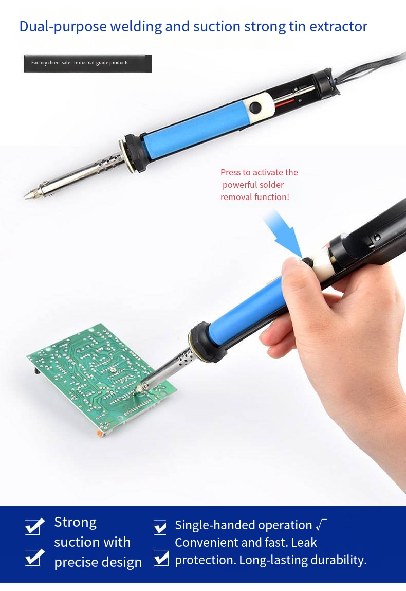 Pena Penghisap Timah Listrik A - Desoldering Pump Electric Vacuum Station ulasan dan harga