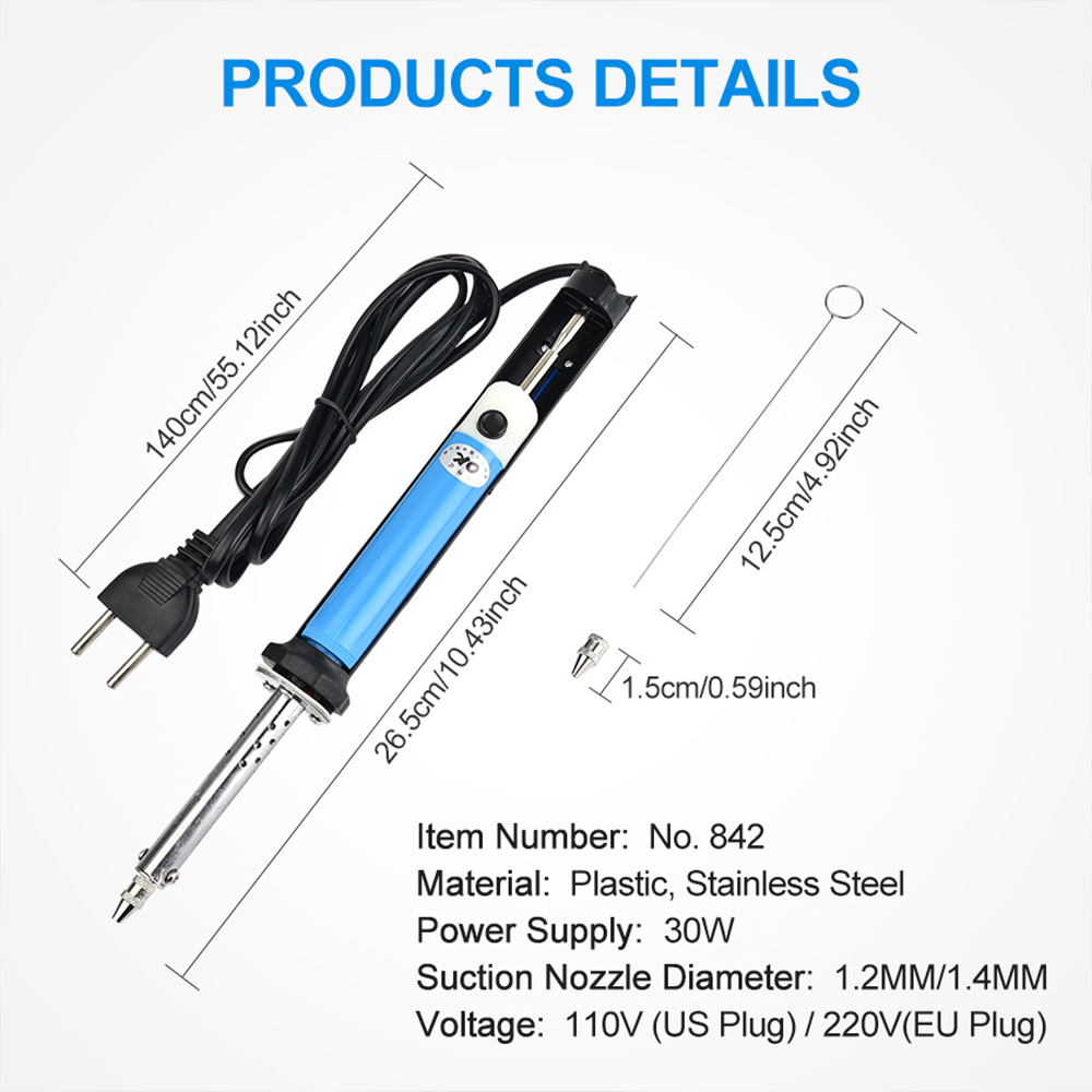 Alat Penyedot Timah Listrik AC - Desoldering Pump Electric Vacuum Station ulasan dan harga
