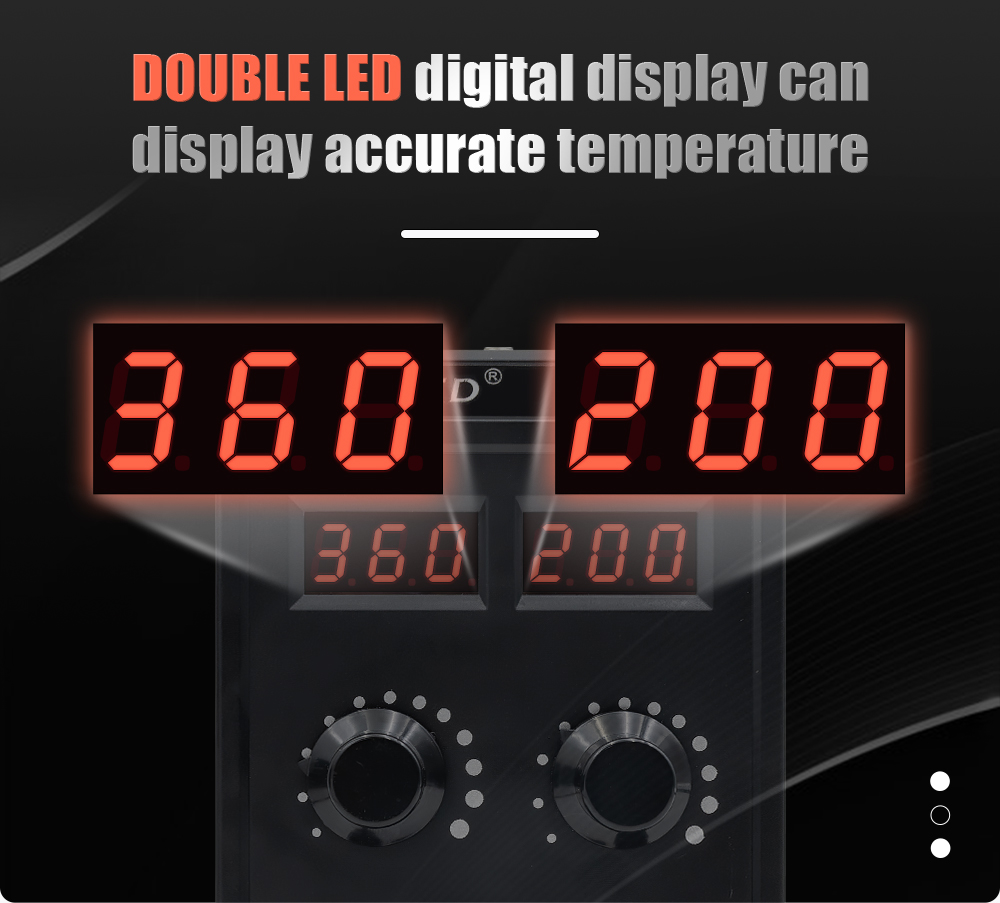 JCD 8586D Stasiun Solder 2 IN  - 2 In 1 Soldering Rework Station 750W ulasan dan harga