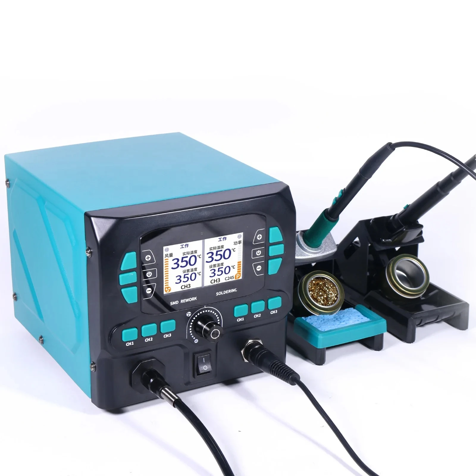 992D-II 2 In1 Alat Nano Hot Ai - C210 Precision Soldering Station ulasan dan harga