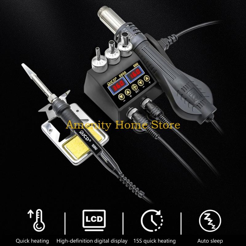 F26C 2 In 1 Stasiun Las Penger - 2 In 1 Soldering Rework Station 750W ulasan dan harga